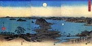 Coastal Landscape in Moonlight
